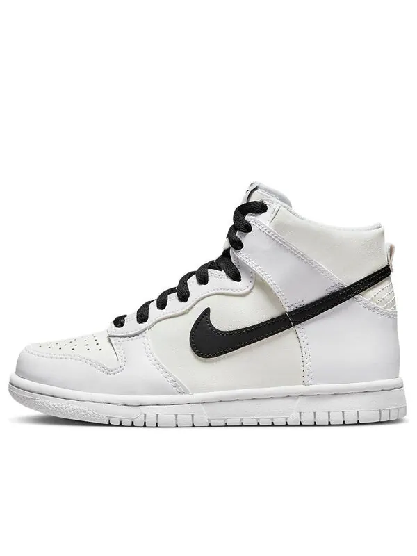 Кроссовки данк высокие Nike — изображение 1 из 4, белый/черный
