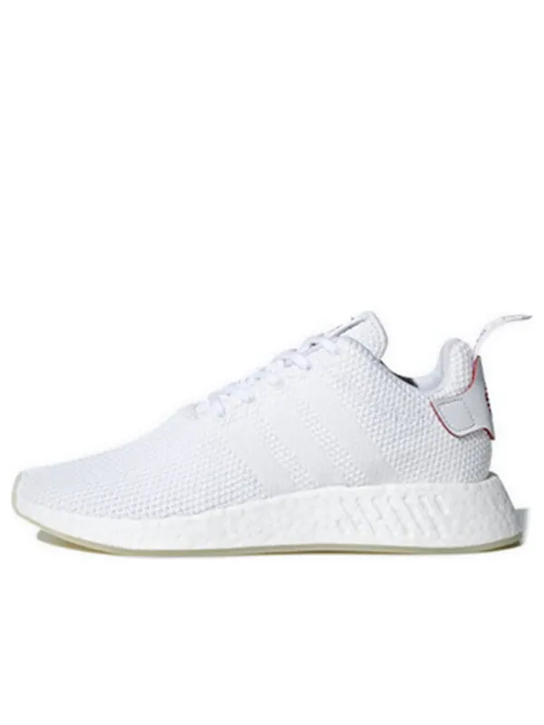 Кроссовки nmd_r2 Adidas — изображение 1 из 4, белый/красный