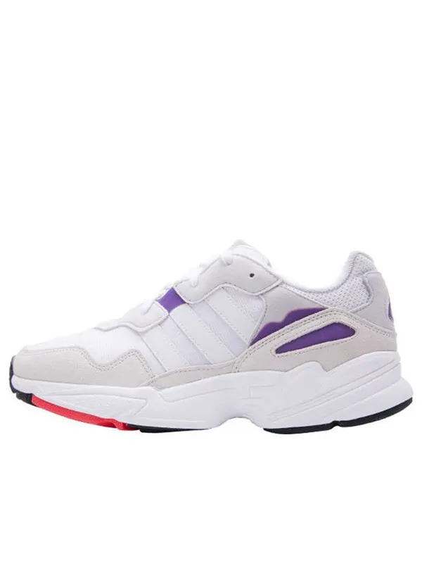 Кроссовки yung 96 Adidas — изображение 1 из 4, белый/белый/фиолетовый