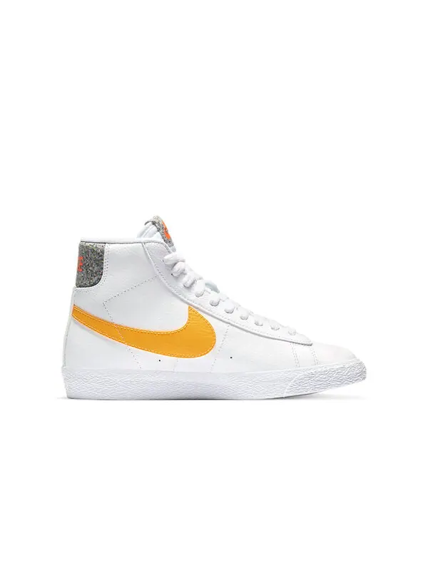 Кроссовки blazer mid '77 vintage 'space hippie' Nike — изображение 2 из 4, белый/желтый