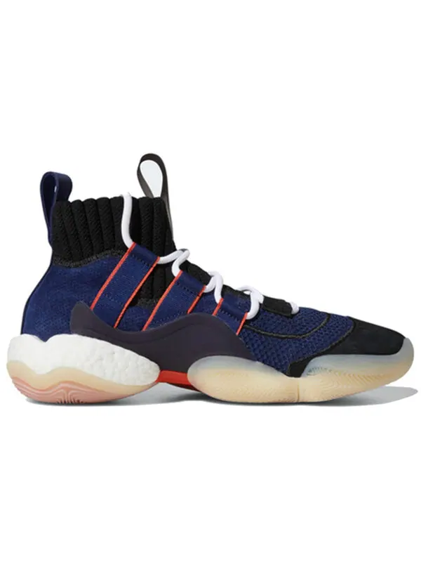 Кроссовки crazy byw x core black raw amber Adidas — изображение 2 из 4, темно-синий