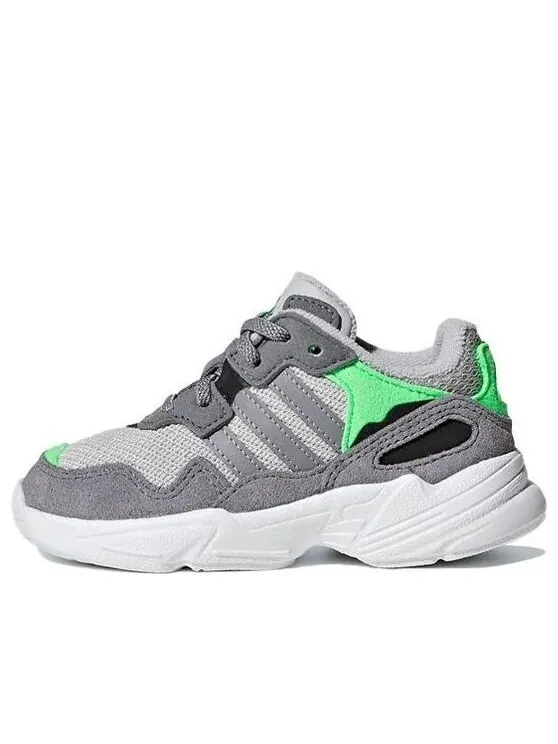 Кроссовки оригинал yung 96 Adidas — изображение 1 из 4, серый/зеленый/белый