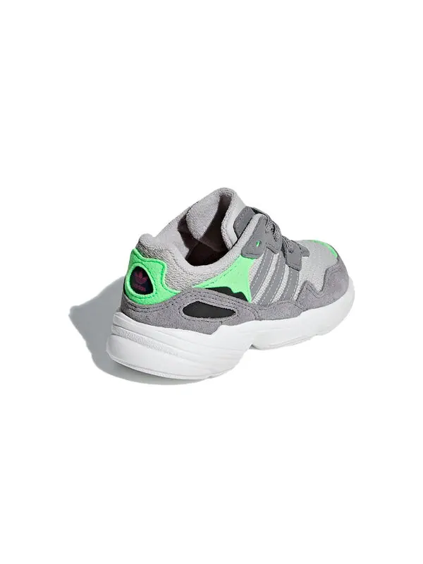 Кроссовки оригинал yung 96 Adidas — изображение 4 из 4, серый/зеленый/белый