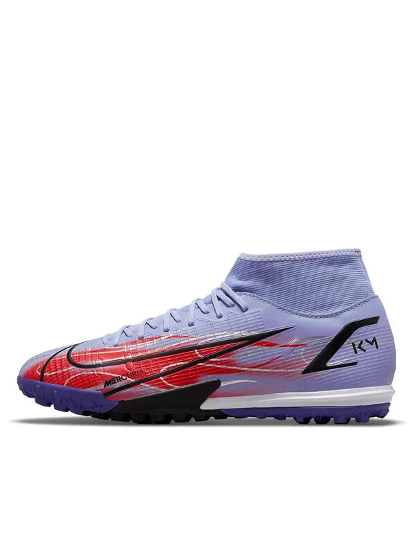 Кроссовки kylian mbappe x mercurial superfly 8 academy tf Nike — изображение 1 из 4, фиолетовый/оранжевый