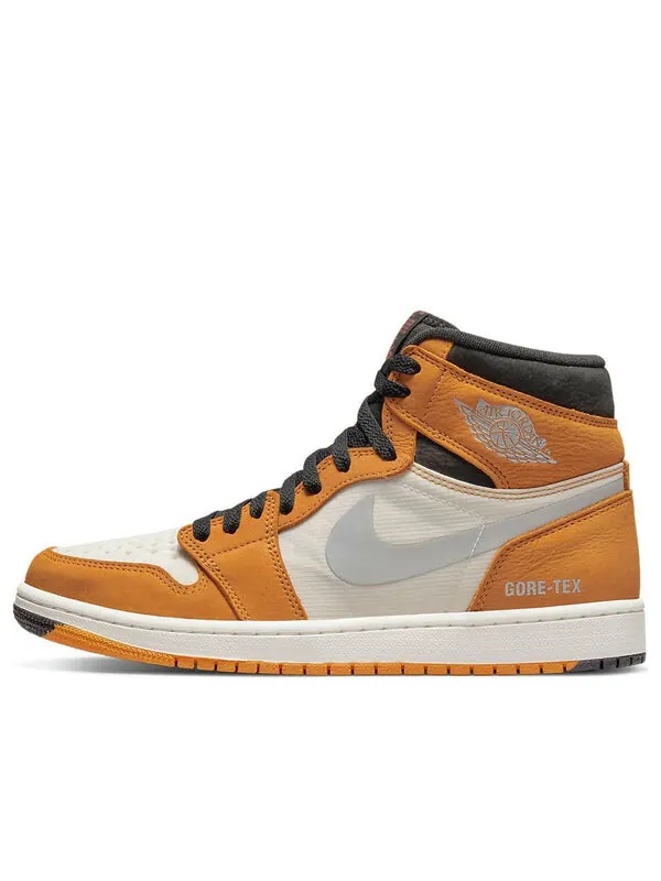 Кроссовки 1 high element gore-tex 'light curry' Air Jordan — изображение 1 из 4, светлый/красный//черный
