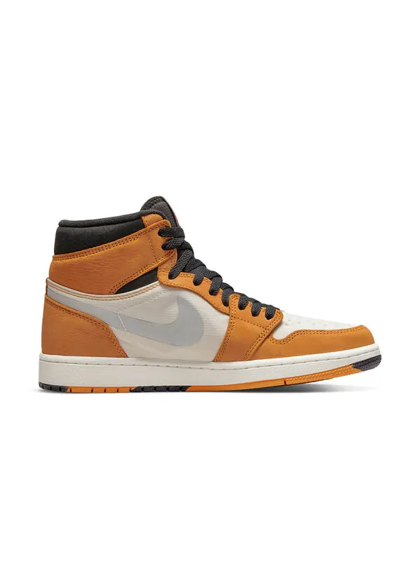 Кроссовки 1 high element gore-tex 'light curry' Air Jordan — изображение 2 из 4, светлый/красный//черный