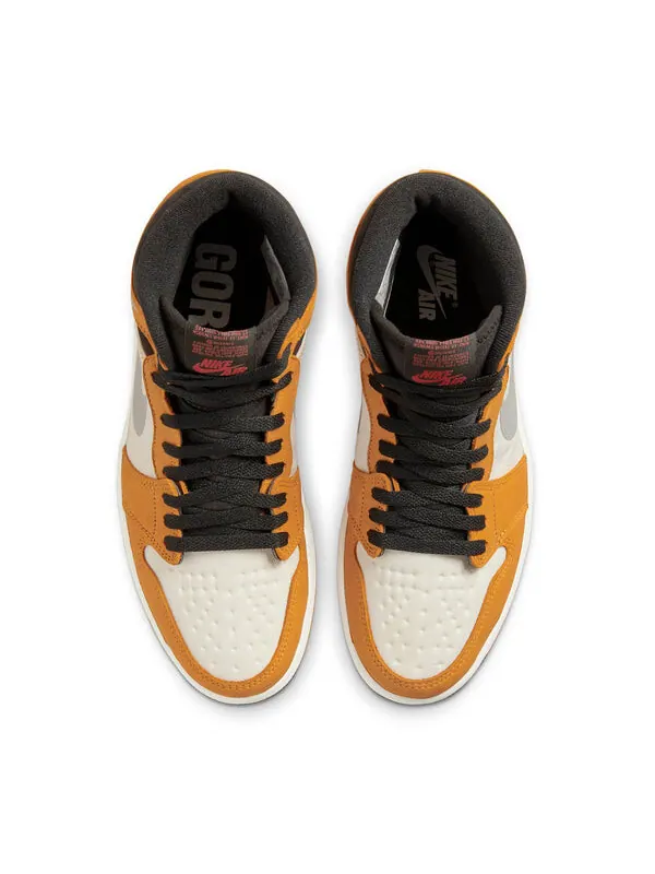 Кроссовки 1 high element gore-tex 'light curry' Air Jordan — изображение 4 из 4, светлый/красный//черный