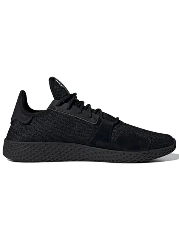 Кроссовки adidas Pharrell x Tennis Hu v2 'Triple Black' — изображение 2 из 4, черный