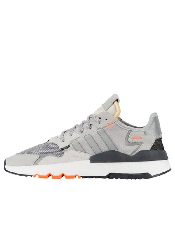 Кроссовки ночные джоггеры Adidas — изображение 1 из 4, серый/оранжевый