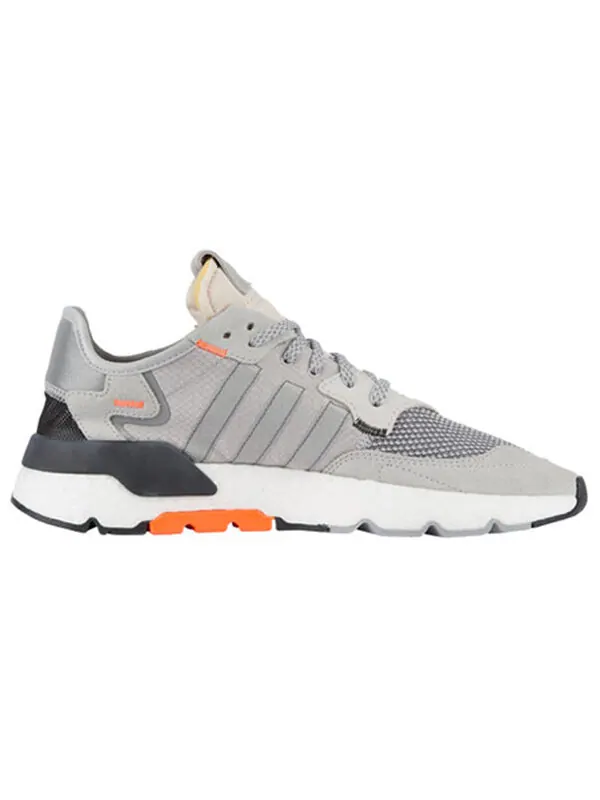 Кроссовки ночные джоггеры Adidas — изображение 2 из 4, серый/оранжевый
