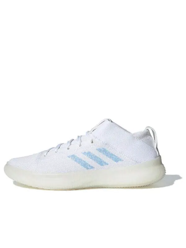 Кроссовки pureboost trainer Adidas — изображение 1 из 4, белый/синий
