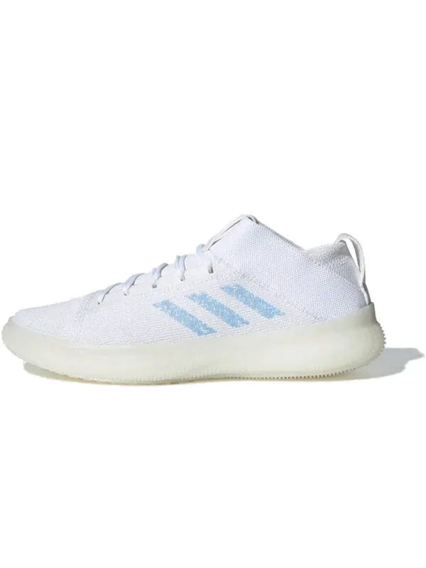 Кроссовки pureboost trainer Adidas — изображение 2 из 4, белый/синий