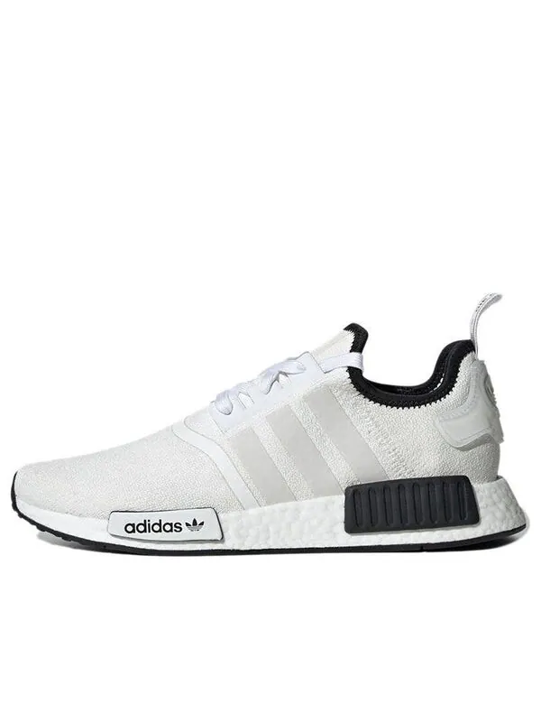 Кроссовки nmd_r1 Adidas — изображение 1 из 4, белый/черный