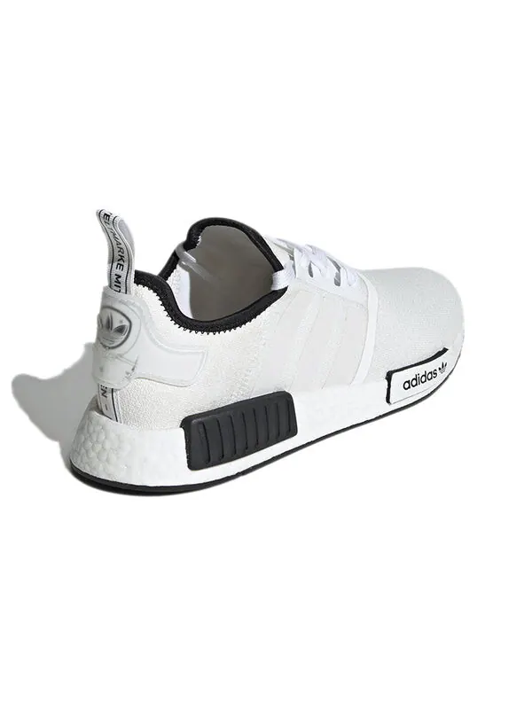 Кроссовки nmd_r1 Adidas — изображение 4 из 4, белый/черный