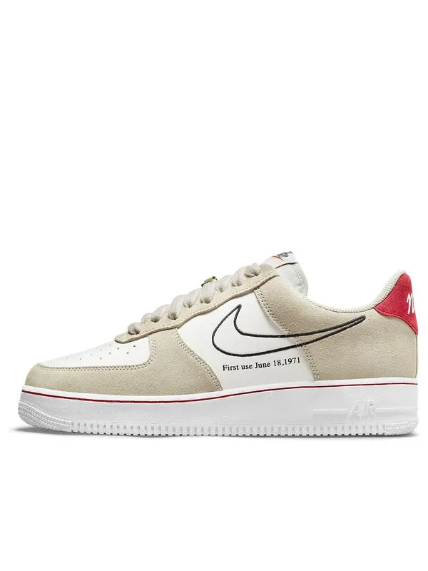 Кроссовки air force 1 '07 lv8 'first use' Nike — изображение 1 из 4, светлый/черный//красный