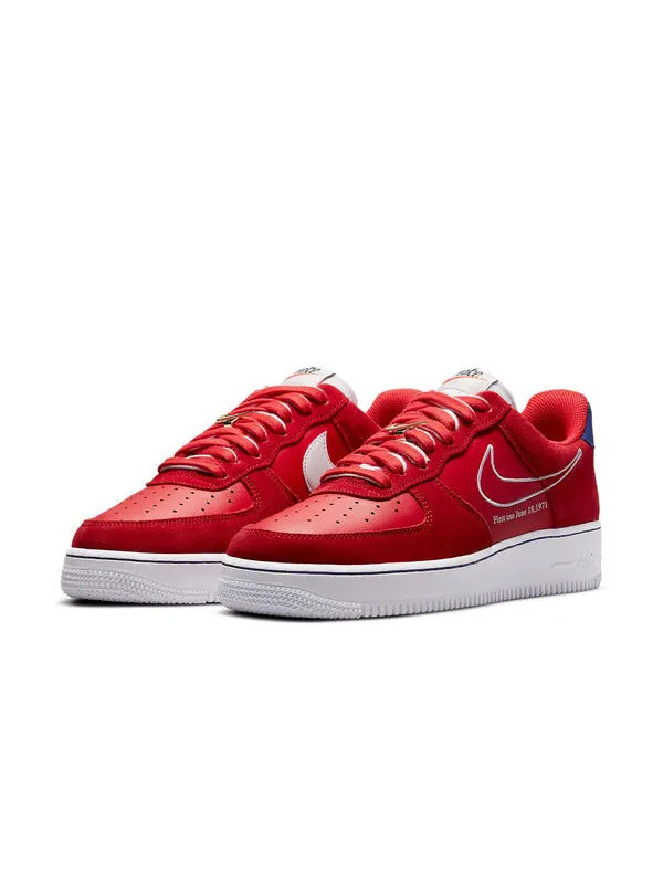 Кроссовки air force 1 '07 lv8 'first use - university red' Nike — изображение 3 из 4, красный/синий