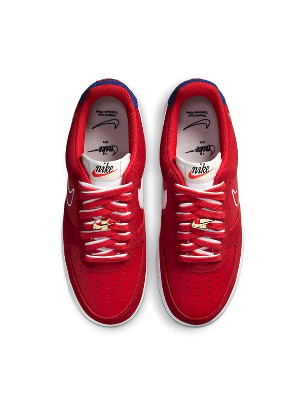Кроссовки air force 1 '07 lv8 'first use - university red' Nike — изображение 4 из 4, красный/синий