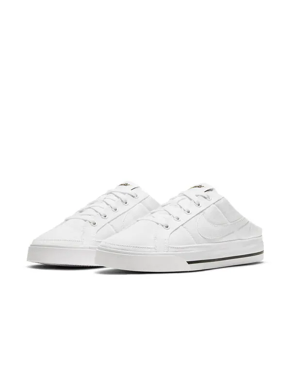Кроссовки Court Legacy Mule Nike — изображение 3 из 4, белый/черный