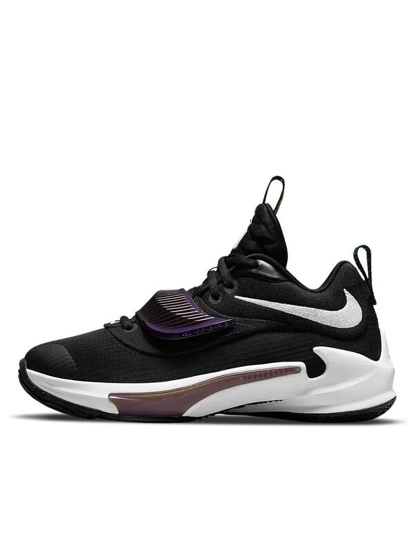 Кроссовки зум фрик 3 Nike — изображение 1 из 4, черный/фиолетовый/белый
