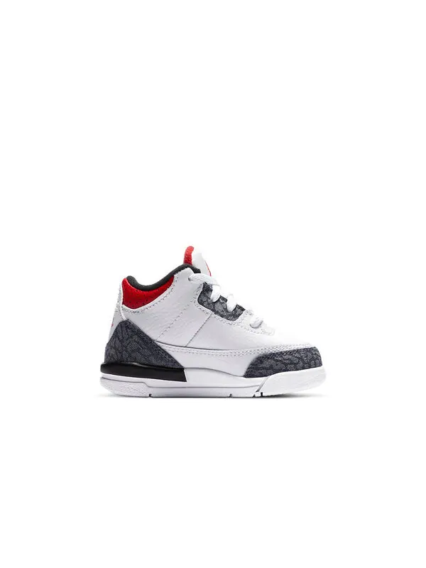Кроссовки 3 комплекта огненно-красные Air Jordan — изображение 2 из 4, белый, красный, черный