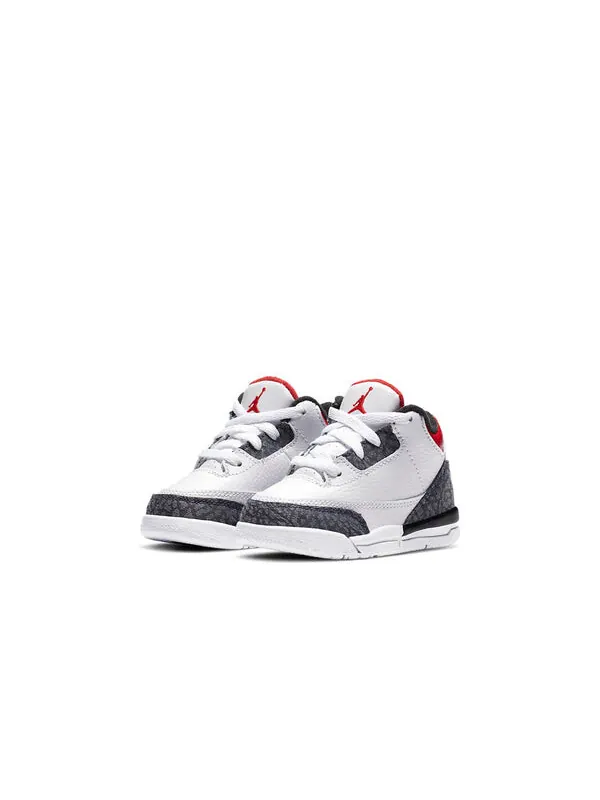 Кроссовки 3 комплекта огненно-красные Air Jordan — изображение 3 из 4, белый, красный, черный