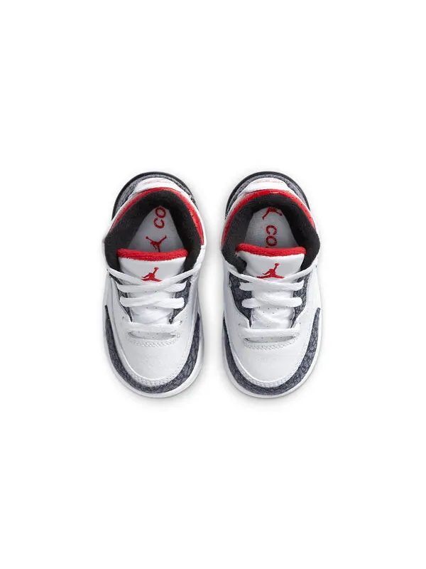 Кроссовки 3 комплекта огненно-красные Air Jordan — изображение 4 из 4, белый, красный, черный