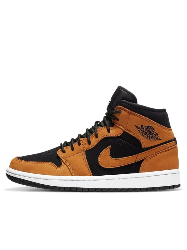 Кроссовки 1 mid se 'desert ochre' Air Jordan — изображение 1 из 4, черный