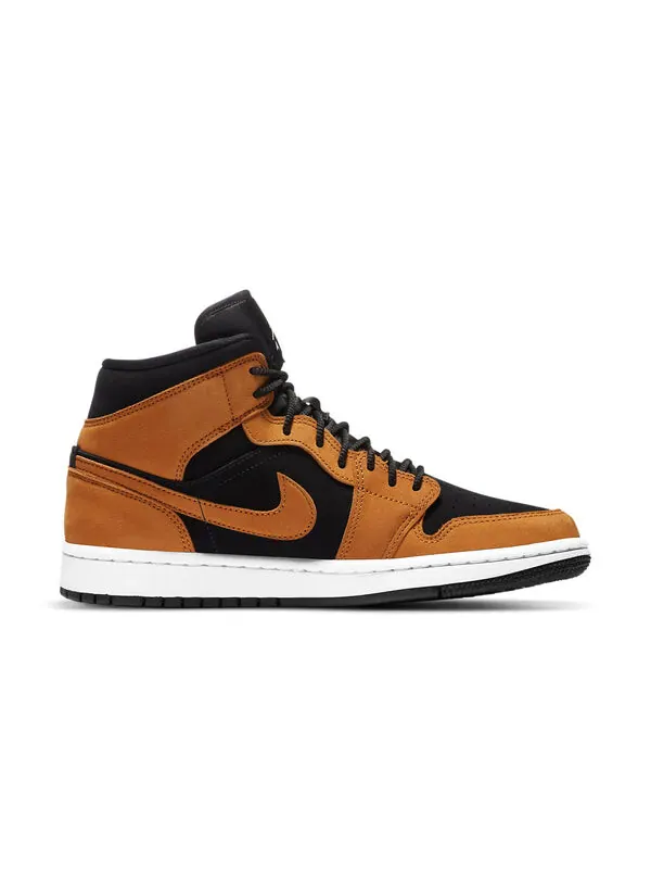 Кроссовки 1 mid se 'desert ochre' Air Jordan — изображение 2 из 4, черный