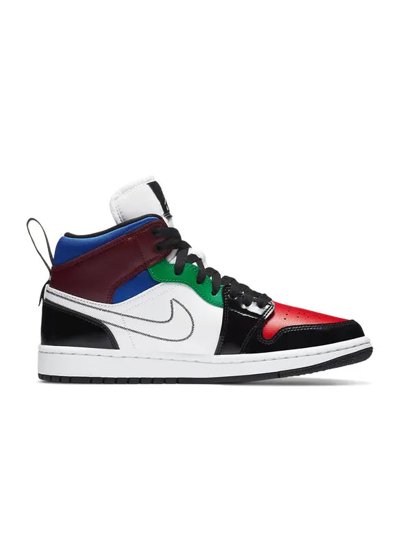 Кроссовки 1 средний размер Air Jordan — изображение 2 из 4, черный/белый/мульти