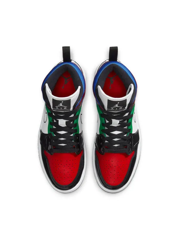 Кроссовки 1 средний размер Air Jordan — изображение 4 из 4, черный/белый/мульти
