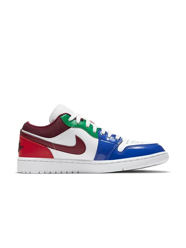 Кроссовки 1 low se Air Jordan — изображение 2 из 4, белый//зеленый/темный