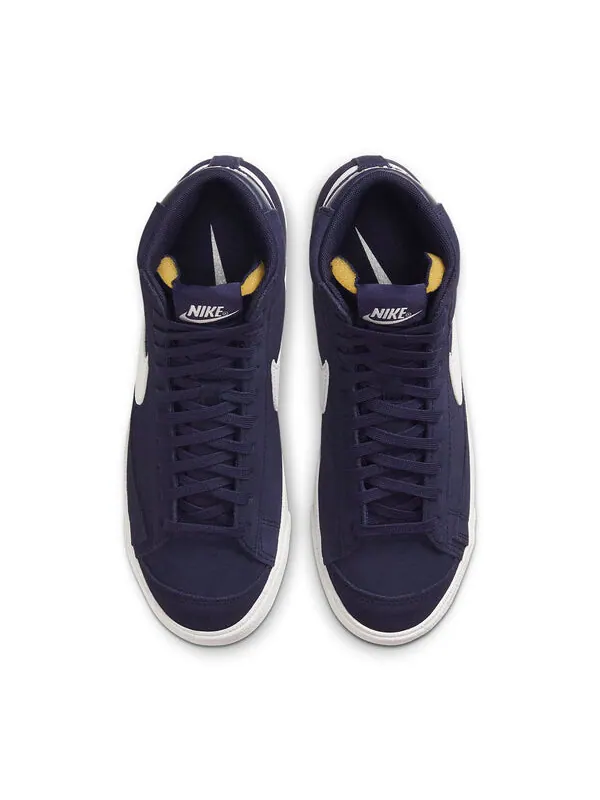 Кроссовки blazer mid '77 'navy suede' Nike — изображение 4 из 4, синий/белый