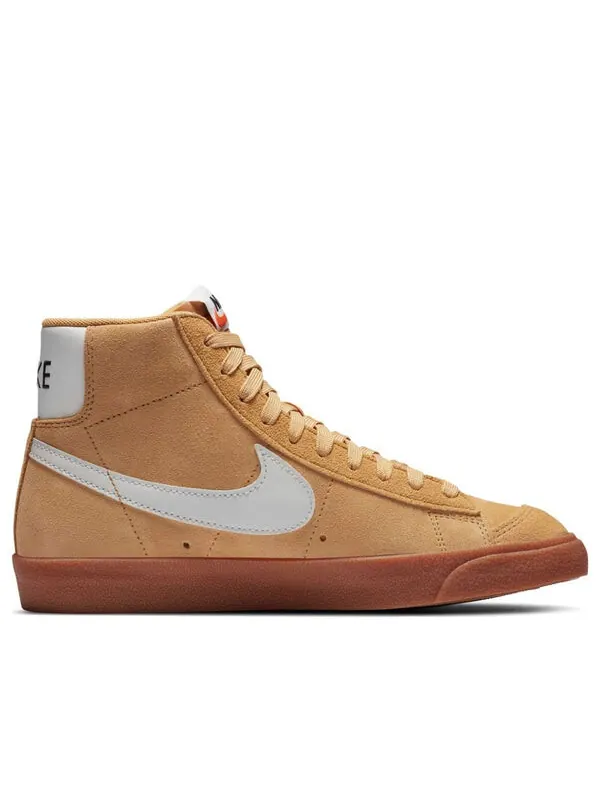 Кроссовки blazer mid '77 'twine' Nike — изображение 2 из 4, коричневый/желтый