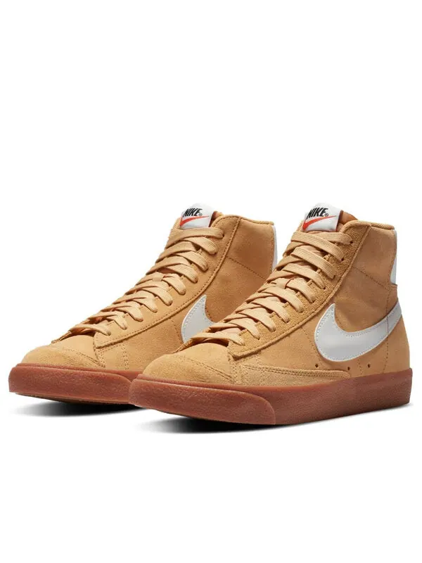 Кроссовки blazer mid '77 'twine' Nike — изображение 3 из 4, коричневый/желтый