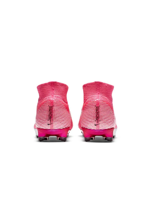 Кроссовки kylian mbapp x mercurial superfly 7 elite fg Nike — изображение 3 из 4, белый/черный/розовый