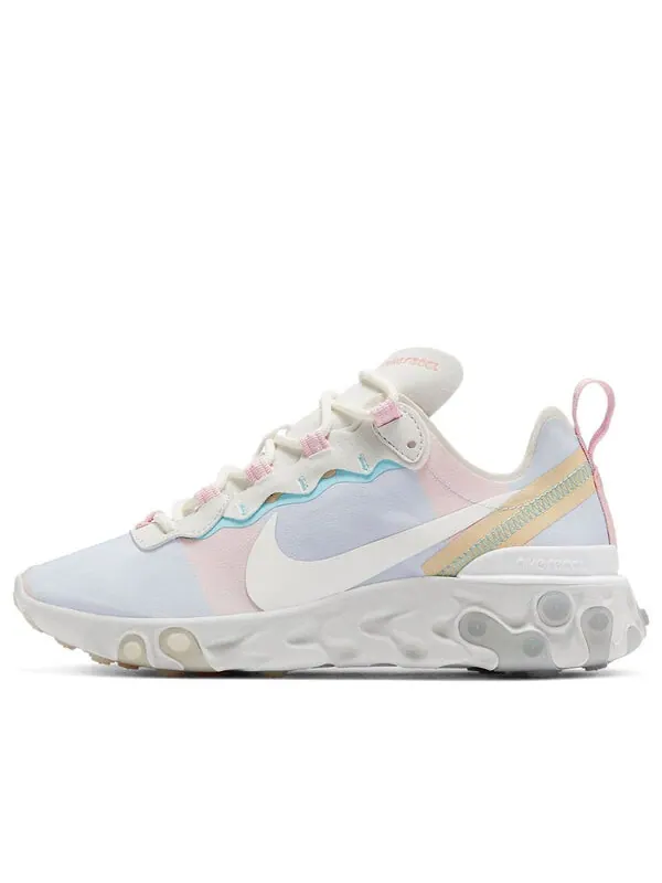 Кроссовки react element 55 голубые розовые Nike — изображение 1 из 4, синий/розовый