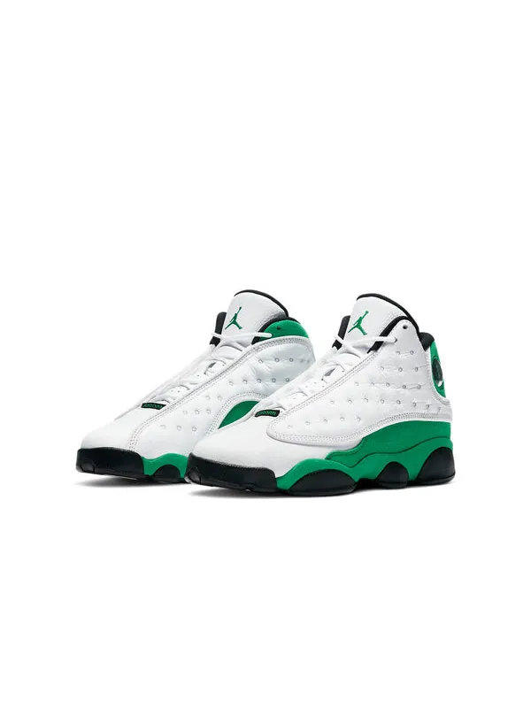 Кроссовки 13 ретро Air Jordan — изображение 3 из 4, белый/черный/зеленый