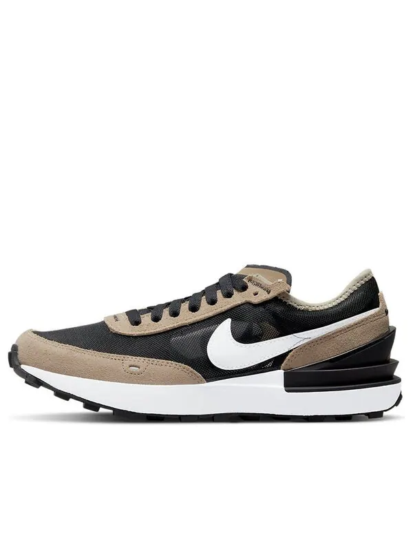 Кроссовки waffle one athleisure casual sports shoes black brown Nike — изображение 1 из 4, черный/коричневый