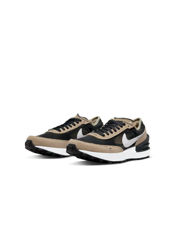 Кроссовки waffle one athleisure casual sports shoes black brown Nike — изображение 3 из 4, черный/коричневый