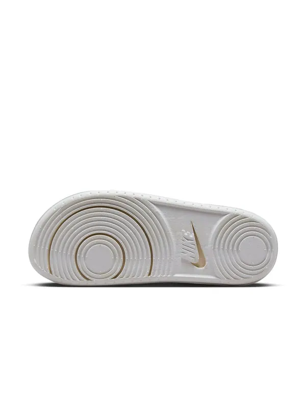 Тапочки offcourt duo slide 'pure platinum sail' Nike — изображение 2 из 4, платиновый