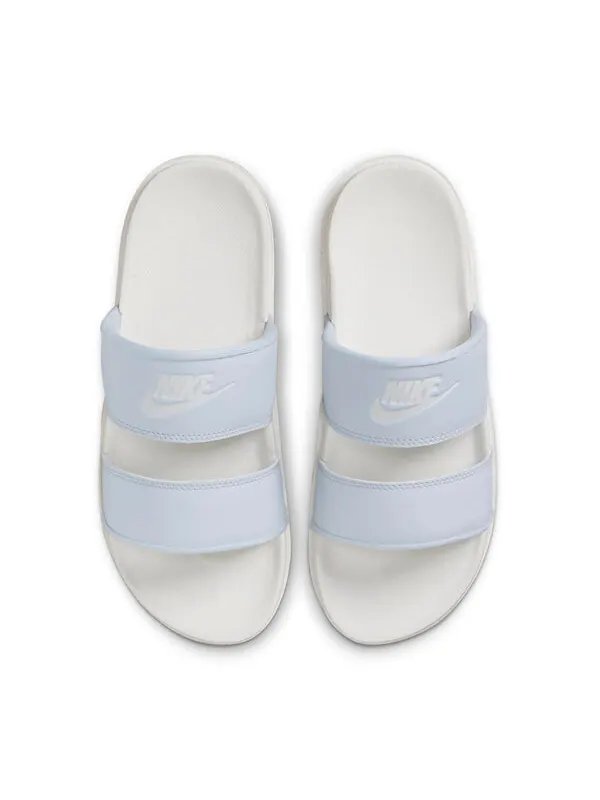 Тапочки offcourt duo slide 'pure platinum sail' Nike — изображение 3 из 4, платиновый
