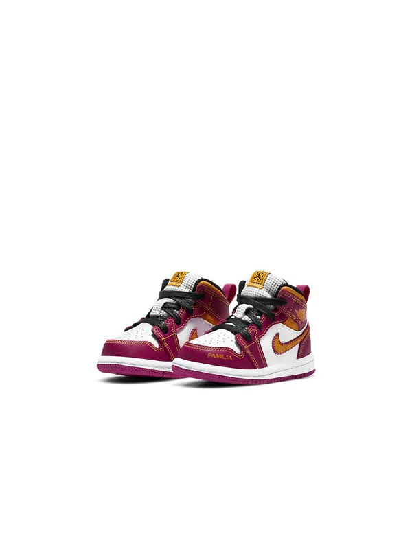 Кроссовки 1 средние Air Jordan — изображение 3 из 4, белый