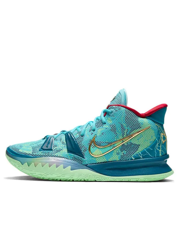 Кроссовки kyrie 7 разогрев Nike — изображение 1 из 4, синий/зеленый/красный