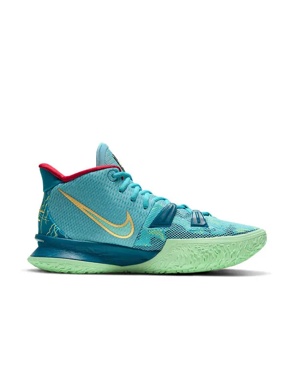 Кроссовки kyrie 7 разогрев Nike — изображение 2 из 4, синий/зеленый/красный