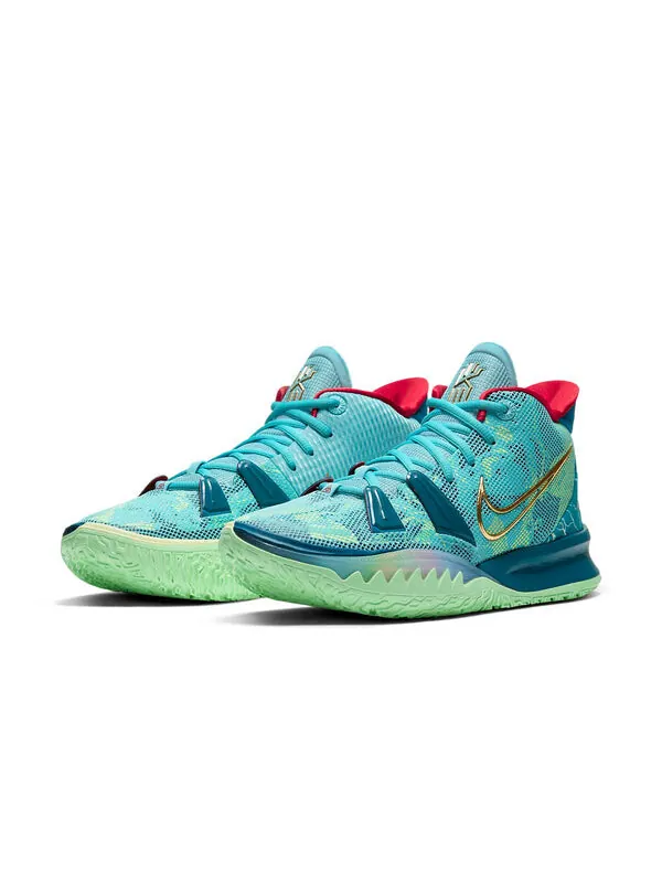 Кроссовки kyrie 7 разогрев Nike — изображение 3 из 4, синий/зеленый/красный