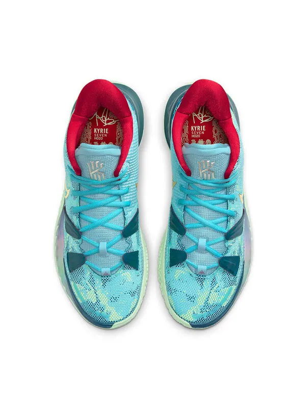 Кроссовки kyrie 7 разогрев Nike — изображение 4 из 4, синий/зеленый/красный