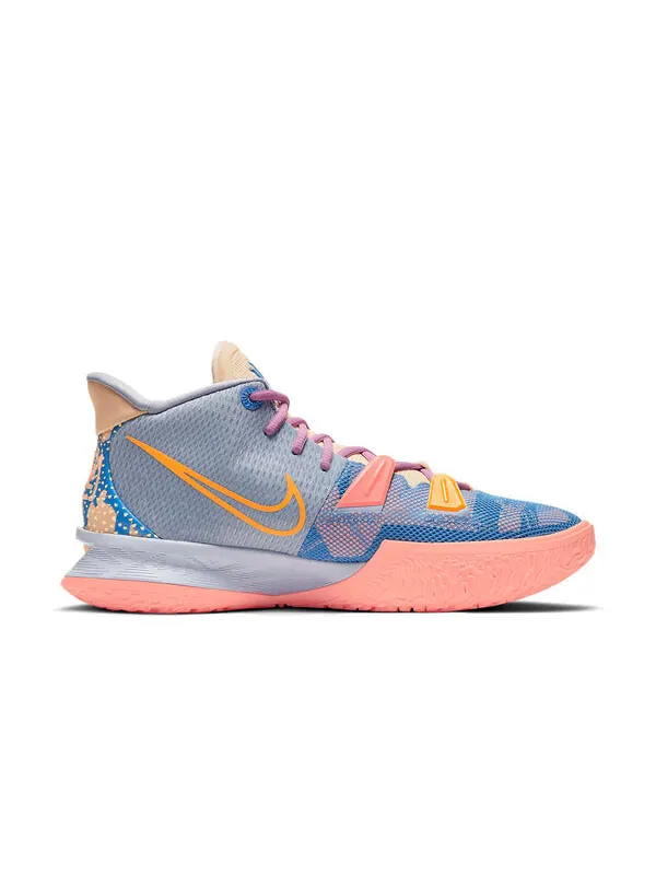 Кроссовки kyrie 7 ep Nike — изображение 2 из 4, розовый/синий/желтый