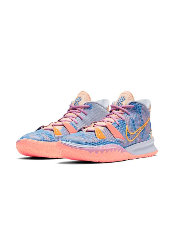 Кроссовки kyrie 7 ep Nike — изображение 3 из 4, розовый/синий/желтый