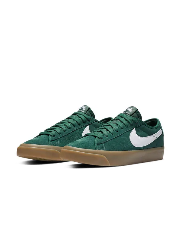 Кроссовки блейзер низкие gt sb Nike — изображение 3 из 4, зеленый