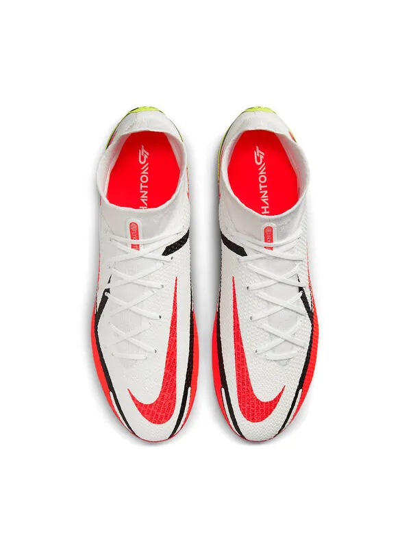 Кроссовки phantom gt2 elite df ag pro Nike — изображение 2 из 4, белый/красный/желтый